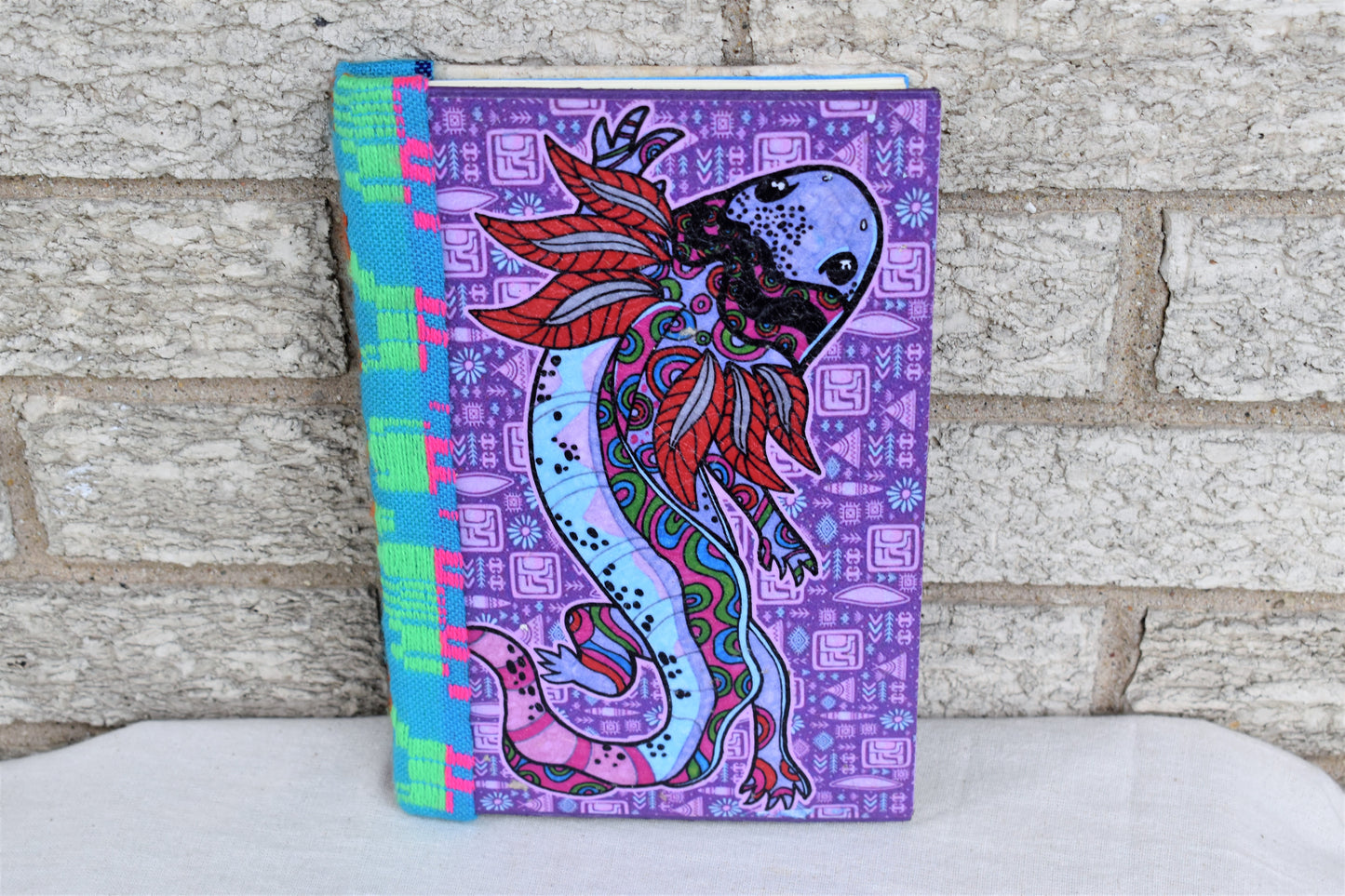 Ajolote Papel Amate Notebook